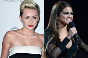 Cyru Having Miley Sex Selena Gomez Naked - Miley Cyrus Vs. Selena Gomez Who Do Teens Idolize More? - Guardian Liberty  Voice