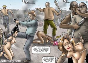 messy sex cartoons - Dirty men beating and jeering poor girls from - Cartoon Sex - Picture 4