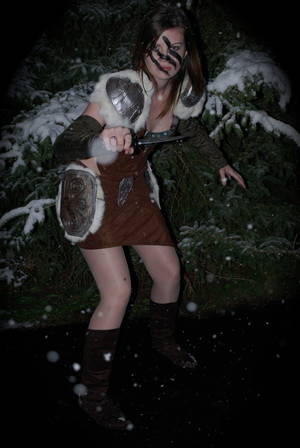 Cosplay Skyrim Dawnguard Porn - Winter Night by ~LadySnip3r (Aela the Huntress costume from Elder Scrolls  V: Skyrim