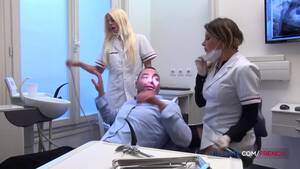 Dentist Blonde - Free Golden-Haired dentist screws her patient Porn Video HD