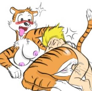 Calvin And Hobbes Sex - Parody: calvin and hobbes - Hentai Manga, Doujinshi & Porn Comics