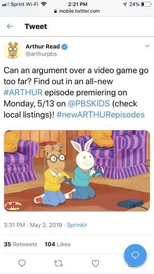 Arthur Fucks Francine - Is Arthur about to have a heated gamer moment? : r/TwoBestFriendsPlay