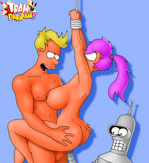 bender futurama cartoon sex - Bender from Futurama applies his iron tool inside cool chicks - CartoonTube. XXX