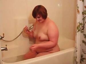 chubby shower porn videos cumming - Cadenza Bbw Chubby Fat Plumper Solo Bath Shower