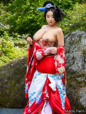 geisha - Porn image of geisha huge boobs 18 photo public french created by AI