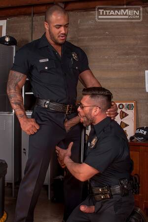 Gay Officer Porn - Musclebound Gay Porn Stars Bruce Beckham and Jason Vario Reunite For  Another Hot Fuck Fest In TitanMen's BAD COP 2