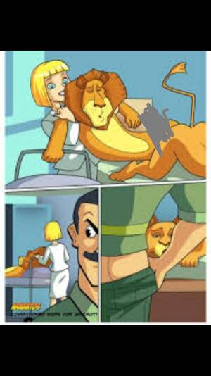 Alex The Lion Porn - I found a Madagascar porn comic, the storyline is Alex has a gf but they  get sedated and made to fuck each other and then this happens : r/JARMEDIA
