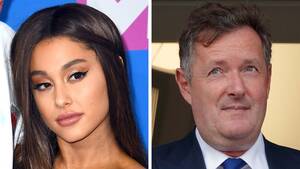 As Ariana Grande Porn Captions - Ariana Grande hits out at Piers Morgan over Little Mix nude row - BBC News