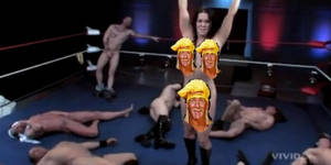 Hulk Hogan Porn Parody - At the end of Chyna Queen Of The Ring, she takes all the guys on in one  massive gangbang. The photo above shows her celebrating, with Hulk Hogan  doing the ...