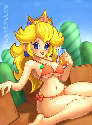 Gay Princess Peach Porn - In hot bikini Princess Peach look amazing â€“ Mario Hentai