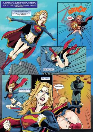 Auper Hero Comic Brutal - Supergirl's Last Stand (Justice League) [R_EX] Porn Comic - AllPornComic