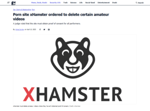black porn delete - Popular porn site xHamster receives a court order to ``delete all amateur  videos posted without consent'' - GIGAZINE