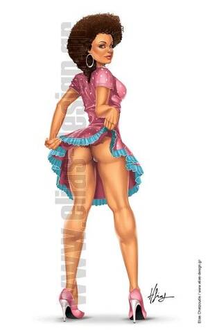 ebony pin up girls nude - Pin on Black Art
