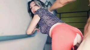 anal sex on staircase - Risky sex in public place stairs. Quick anal sex before they see us. Ass  spits out brown semen. Dirty stairs with cum - XNXX.COM
