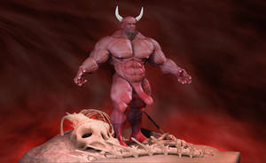 demon huge dick - Red Devil