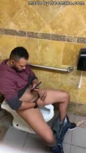 huge toilet cock - Spy jerk big cock in a public toilet - video 2 - ThisVid.com