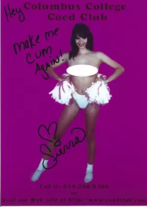 Columbus Porn - Sierra Columbus College Coed Club hand SIGNED Photo COA Autographed Porn  Star | eBay