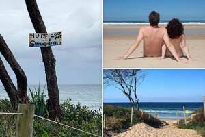 happy nude beach tits - Nudist beach in Australia threatened with closure: 'Not consistent with  values' : r/australia