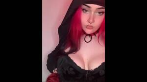 big goth tits bra - Goth Girl Plays with her Boobs in Bra - Pornhub.com