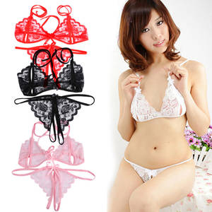 Bra Back Porn - Female Erotic Porn Sexy Costumes Lingerie Net Sexy lingeSexy Lace Lace Bra+  G string Underwear black Red Sexy Lingerie Sleepwear-in Babydolls &  Chemises ...