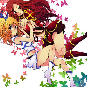 Fairy Tail Lucy And Erza Lesbian - Lucy & Erza - Fairy Tail Photo (16835832) - Fanpop