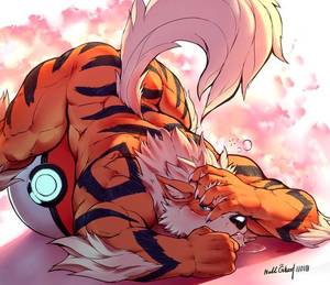 Arcanine Nude Tits - Just a sexually ambiguous picture of an Arcanine on a pokeball