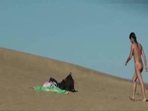 natural beach topless - Amateur Couple Nude on the Beach Filmed Voyeur
