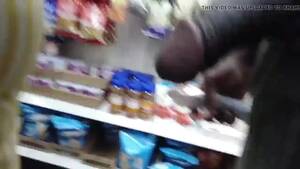 Dick Groping Porn - WF: Dick grope in public grocery store - ThisVid.com