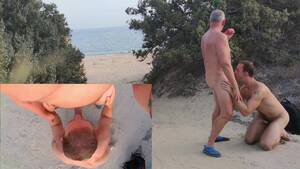 amateur sam naked on beach - Old Man suck Fun and Cum on Public Beach - Amateur Older Younger -  Pornhub.com