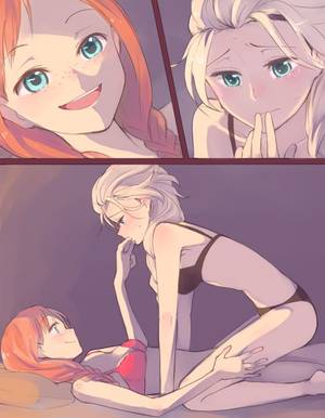 ana and elsa naked lesbian anime - I don't really like Elsa and Anna things because they are sisters but I  kind of like this