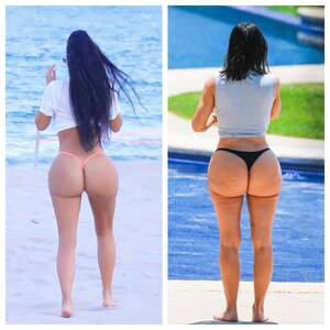 Kim Kardashian Butt Porn - Getting caughtâ€ by paparazzi vs ACTUALLY getting caught by paparazzi. :  r/Instagramreality
