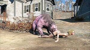 Fallout Creature Porn - She is taking all that Fallout monster cock in her pussy just for fun  though | AREA51.PORN