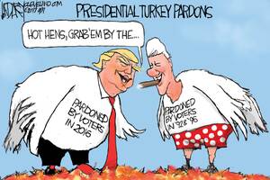 hot in cleveland cartoon porn - Talk turkey about Clinton, Trump sexual misconduct: Darcy cartoon -  cleveland.com