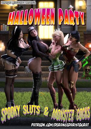 interracial halloween sex - Halloween Party [Deranged Aristocrat] Porn Comic - AllPornComic