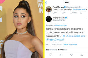 Meme Ariana Grande Nude Porn - Ariana Grande Just Ended Her Feud With Piers Morgan And People Are Loving  How She Handled It