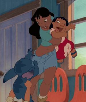 Lilo And Stitch Pussy Porn - In Disney's animated film Lilo and Stitchâ„¢, during the pet rescue scene, it  is revealed that Nani doesn't wear panties. : r/shittymoviedetails