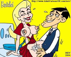 Bewitched Cartoon Sex - Rule 34 - bewitched darrin stephens nev samantha stephens tagme | 253470