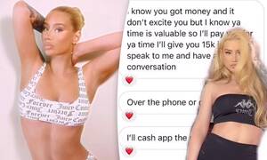Iggy Azalea Porn Captions - Iggy Azalea exposes rappers by leaking X-rated Instagram messages | Daily  Mail Online