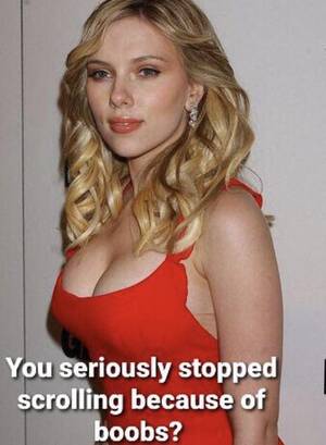 Lesbian Porn Scarlett Johansson - Shame on you : r/memes