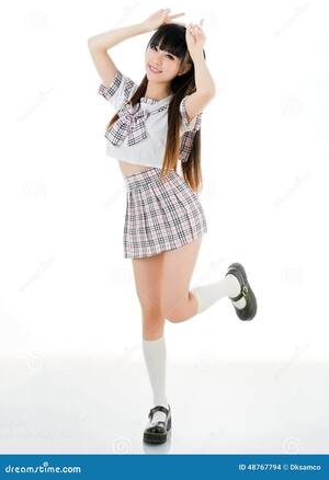 Asian Schoolgirl Uniform Sex - Asian Girl Student in School Uniform Stock Photo - Image of movie, action:  48767794