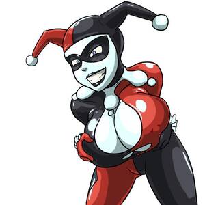 Harley Quinn Big Tits - Harley Quinn showing off her big tits [DC Comics, Batman, Harley Quinn] :  r/rule34