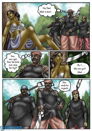 forced cartoon xxx - In the dacoit camp, Katherine is forced - Silver Cartoon - Picture 4