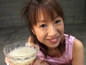 japanese girls drinking cum - Glamorous Japanese girl drinks a load of cum - Japanese porn at ThisVid tube