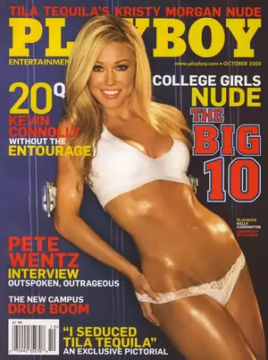 girls nudism - Playboy October 2008, playbpy magazine classic porn mag back issu
