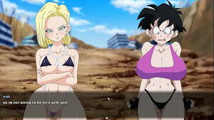 Android 18 And Bulma Lesbian Hentai - Super Slut Z Tournament [Hentai game] Ep.2 catfight with videl chichi bulma  and android 18 - Gogo Anime