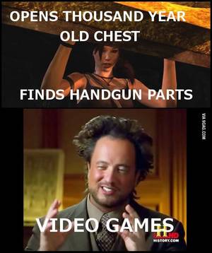 lara croft funny - Something that's been bothering me in the new Tomb Raider -  http://geekstumbles