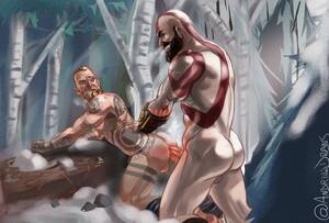 God Of War Gay Porn - Rule 34 - 2boys aesir (norse mythology) anal anal sex andriusdraws back  muscles baldur (god of war) gay gay sex god of war kratos looking back male  male only muscles muscular muscular