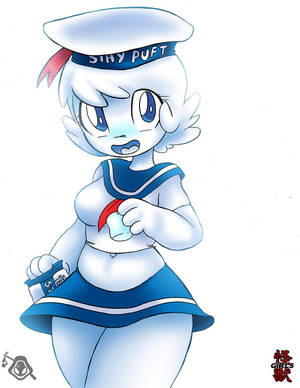 Doughboy Porn - How the test tube love child of the Pillsbury doughboy and the michelin  tire man turns into a strangely sorta cute looking genderbend I don't  know.. the ...