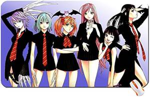 Anime Rosario Vampire Ruby Toujou Porn - tie bottomless shirayuki mizore akashiya moka anime girls rosario to vampire  kurumu kurono ruby tojo mouse pad computer mousepad Dimensions: 23.6 x 13.8  x 0.2(60x35x0.2cm) : Amazon.es: ElectrÃ³nica