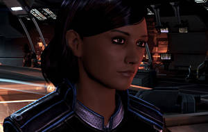 Mass Effect Samantha Traynor Porn - Samantha Traynor face closeup